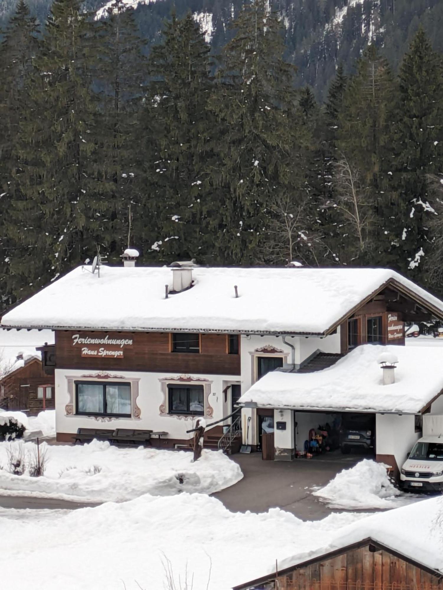Ferienwohnung Haus Sprenger Häselgehr Exterior foto